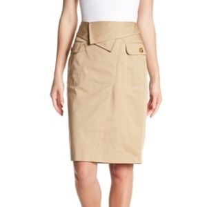 Badgley Mischka Trench Skirt